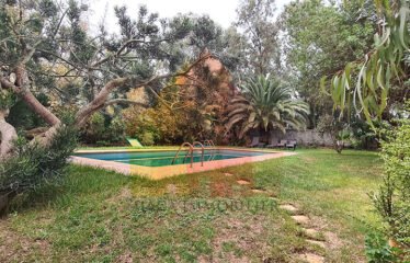 Charmante villa meublée traditionnelle de plein pied 4 chambres piscine jardin de 1500 m2