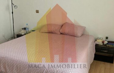 Appartement meublé 2 chambres au 5e étage d’une résidence à Casablanca