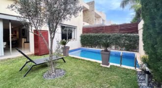 Villa moderne dans une résidence sécurisée avec 4 chambres, jardin et piscine