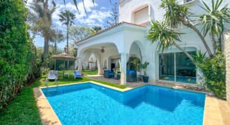 Villa de Prestige à louer Résidence Sécurisée à Ain Diab, Casablanca