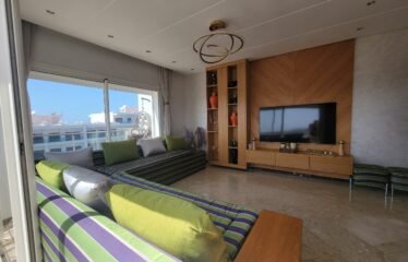 Appartement meublé avec vue mer imprenable à Dar Bouazza