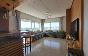 Appartement meublé avec vue mer imprenable à Dar Bouazza
